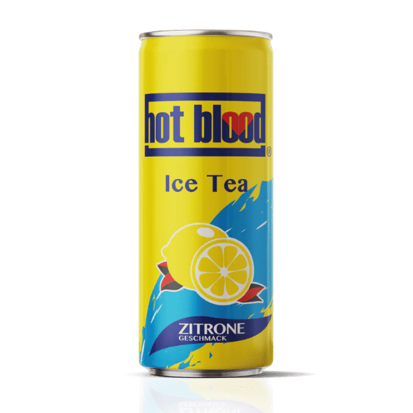 Eistee Zitrone (330ml) Hot Blood von Hot Blood bei Araxxon  - Hochwertiges griechisches Produkt.   Eistee Zitrone (330ml) Hot Blood από Hot Blood στο Araxxon  - Αυθεντικό ελληνικό προϊόν.